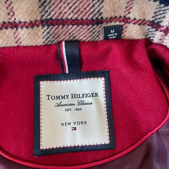 Tommy Hilfiger red blended wool coat - Picture 12 of 13